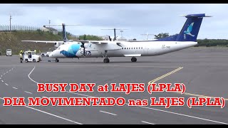 BUSY DAY at Lajes airport  DIA MOVIMENTADO no aeroporto das Lajes Terceira Azores [upl. by Volkan]