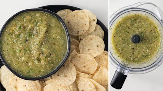 Salsa Verde Tomatillo Salsa [upl. by Arada]