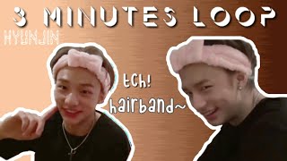 stray kids hyunjins tCh hairband 3 minutes loop [upl. by Reemas]