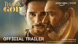 Thank God  Official Trailer  Ajay Devgn Sidharth Malhotra Rakul  Rent Now On Prime Video Store [upl. by Izabel]