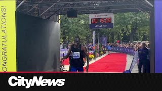 32nd edition of the Montreal marathon took place this weekend [upl. by Templas]