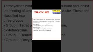 Tetracycline tetracycline shorts facts [upl. by Nosliw]