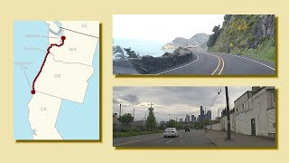 Crescent City CA to Everett WA  A Complete Real Time Road Trip [upl. by Geiger793]