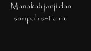 apitKemana kau menghilang diri with lyric [upl. by Aurita]