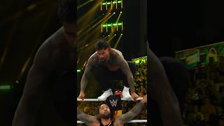 The moment Jey Uso made history by pinning Roman Reigns giving us one of the greatest moments 🙌 [upl. by Abehshtab]