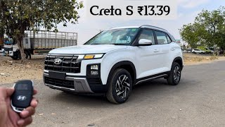 Hyundai Creta S ₹ 1340  2024 Detailed Review [upl. by Arocat]