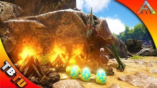 MAX LEVEL PTERANODON TAMING AND BREEDING VANILLA ARK Survival Evolved PVP Gameplay E3 [upl. by Yesnikcm]