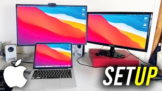 How To Setup Dual Monitors On Mac  Full Guide [upl. by Tolecnal995]