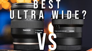 Sigma 1018 F28 VS Tamron 1120 F28  Full Testing amp Review  BEST Wide Zoom Lens for Sony APSC [upl. by Accebber]