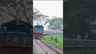 A Beautiful Curve Down Mohanganj Express Train  railpro railway train railtrack [upl. by Yattirb]