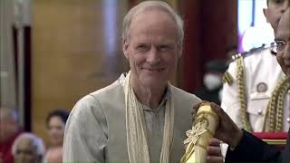 President Kovind presents Padma Shri to Shri Rutger Kortenhorst for Literature and Education [upl. by Aissat]