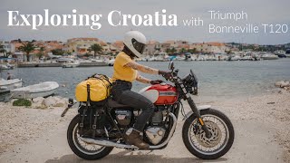 Motorcycle trip to Croatian coast with Triumph Bonneville T120 [upl. by Salangi]