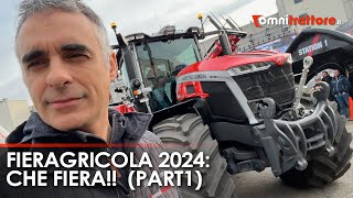 TUTTO da Fieragricola 2024 TRATTORI attrezzi allevamento PARTE 1 [upl. by Wylma212]