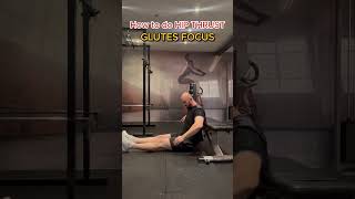 How to do hip thrustglutes gluteworkout hipthrust glutesworkout glutegains legday legworkout [upl. by Yelsehc929]