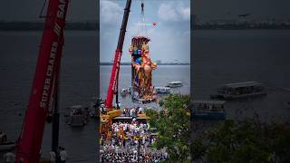 Khaitabad Ganesh Immersion 2924 khairtabadganesh ganesh ganeshchaturthi ganapati [upl. by Ernesto]