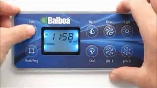 Using Balboa GS523 Control Panel On Zen Spas Hot Tubs by Hot Tub Suppliers [upl. by Llevad]