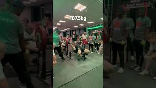 1875kg bench press WPC SA Nationals 2024 [upl. by Laurene]