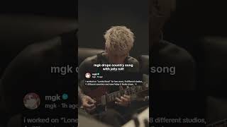 mgk amp jelly rolls country song quotlonely roadquot snippet machinegunkelly [upl. by Converse15]