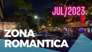 Puerto Vallarta Zona Romantica  2023 Night life walktrough [upl. by Ahsiugal]