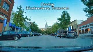 Murfreesboro Tennessee  Drive Tour USA 4K60fps [upl. by Anavlis]