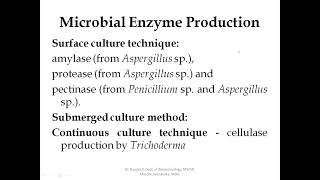 Microbial Enzymes [upl. by Ainerol]