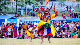 Raksha Gocham  Raksha Lango Cham  Tshechu  Festival In Bhutan  Buddhism  life In Bhutan [upl. by Meredi128]