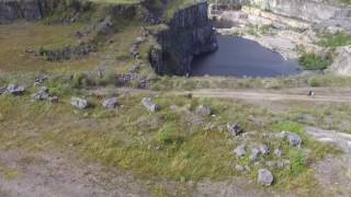 wirksworth quarry derbyshire by drone [upl. by Avruch]