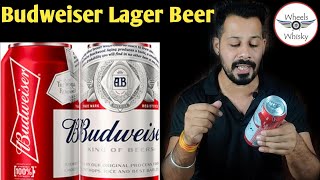 Budweiser lager Beer Review amp Taste  Budweiser NosePrice Premium Segment Beer [upl. by Murrah769]