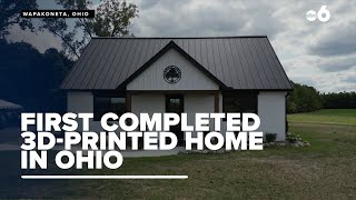 First completed 3DPrinted home in Ohio is this the future [upl. by Anotal]