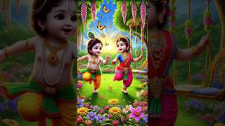 A bond beyond time a love divine Radha and Krishna 🪈 shortstrendingviralvideolove radhakrishna [upl. by Appleby]