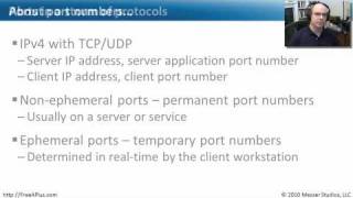 Common Ports  Part 1 of 2  CompTIA A 220701 41 [upl. by Akzseinga101]