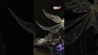 London’s Christmas Lights Have Started Turning On Around The City [upl. by Anoyk]