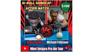 10k Action Match Michael Feliciano Vs Reyes Gomez 8910 Part 1 [upl. by Dniren]