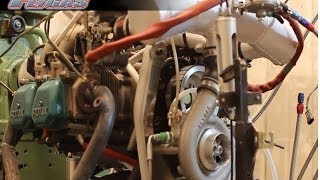 Rotax 912 SuperCharged on test bench [upl. by Narrat]