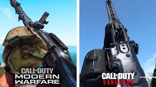 Call of Duty Modern Warfare vs Vanguard  Weapons Comparison [upl. by Polinski]