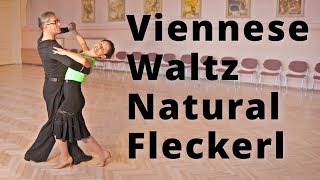 Viennese Waltz Contra Check and Natural Fleckerl  Dance Routine and Figures [upl. by Petronella272]