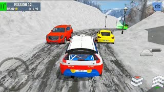 RALLY CAR  Winter Ski Parking Simulator  Android Gameplay [upl. by Dorrahs]