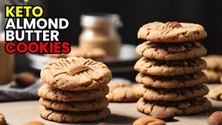 Keto Almond Butter Cookies  LowCarb Cookie Recipe [upl. by Kristoffer]