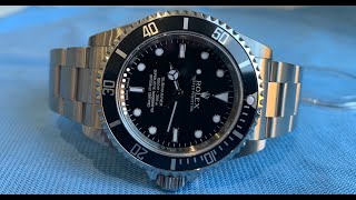 Rolex Submariner 14060M No date preceramic review  unboxing Last true classic [upl. by Aimit]