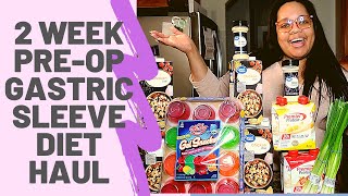 2 Week Pre Op Gastric Sleeve Diet weightloss GastricSleeve [upl. by Odnamla196]