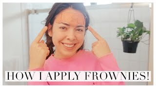 How To Apply Frownies  My Honest Review [upl. by Alves]