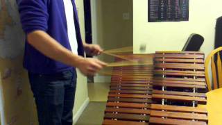 Foster the People  PUMPED UP KICKS  marimba solo3gp [upl. by Slyke]