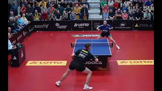 SIMON GAUZY vs MENGEL  DYN TISCHTENNIS [upl. by Riplex]