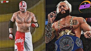 WWE 2K18 Rey Mysterio Returns amp Attacks Enzo Amore Rey Mysterio PC Mod w Entrance Trons [upl. by Steiner]