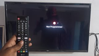 LG Tv Not Programmed  LG Tv Not Programmed Solutions  Lg Tv Not Programmed Problem Solved Video [upl. by Eissed]