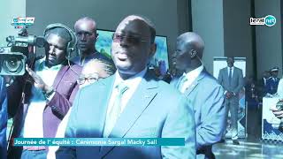 En direct Journée Nationale de léquité hommage au président Macky SALL [upl. by Domella]