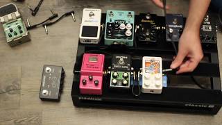 Pedaltrain Classic Jr Pedalboard build with Walrus Audio Aetos Power Supply [upl. by Levona]