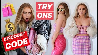 HUGE Boohoo TRY ON Haul 💥 55 Discount Code 🛍 [upl. by Nilknarf715]