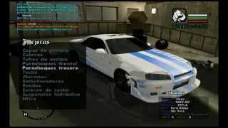 Nissan Skyline GTR R34 Mod Gta Sa Full Tuneable [upl. by Aleta679]