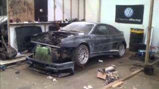 Vw Corrado Vr6 Rieger Gto Widebody [upl. by Ailimat]